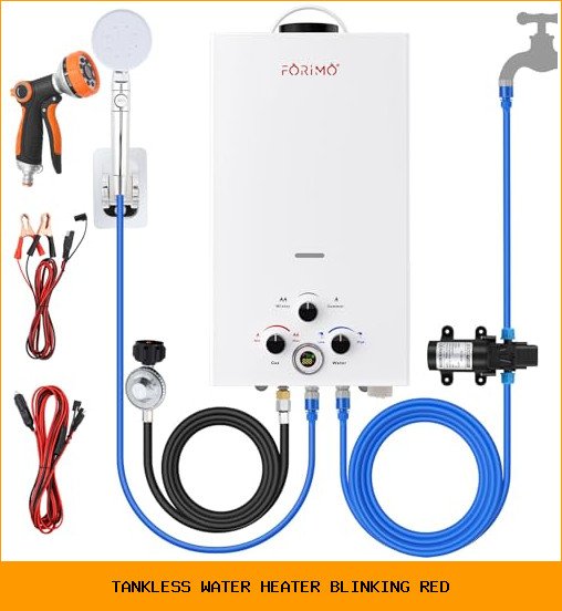 Tankless Water Heater Blinking Red: What Each Flash Pattern Means (And How to Fix It)