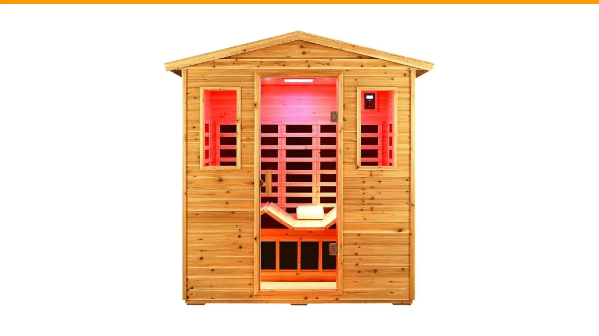 3 person outdoor sauna