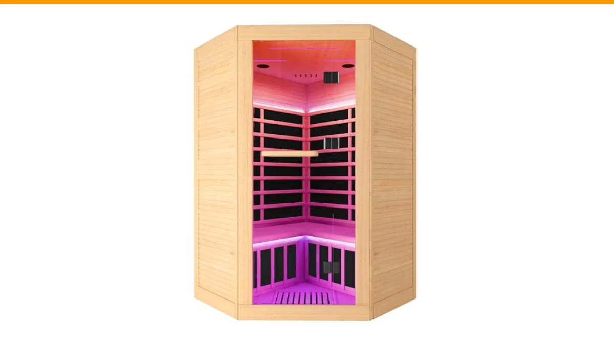 best 2 person corner saunas