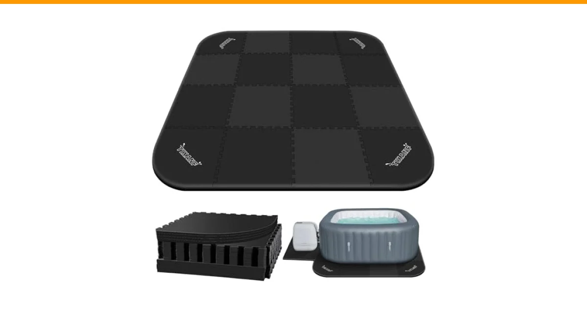 best base for inflatable hot tub