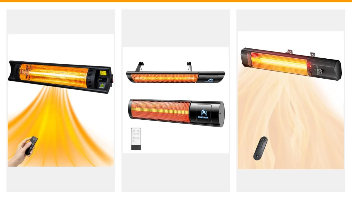 Best Electric Patio Heater for Porch Wall Mount