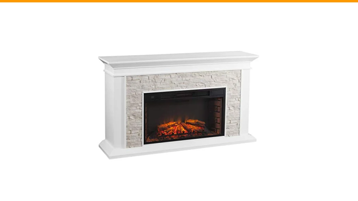 best height for electric fireplace