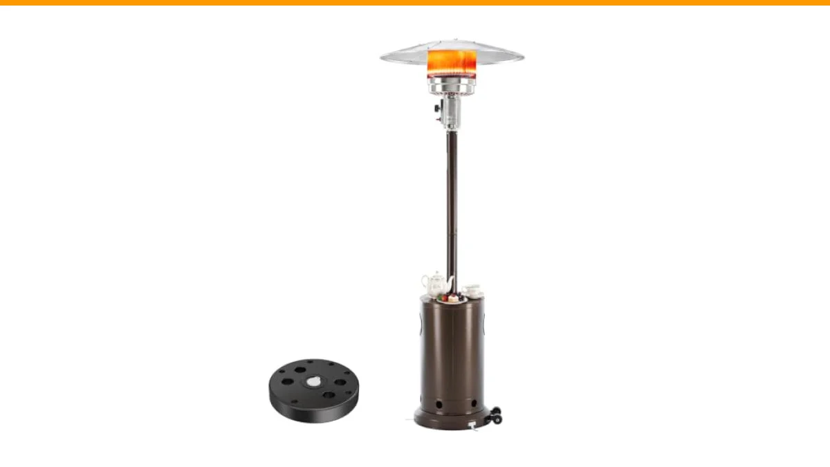 bronze outdoor patio heater