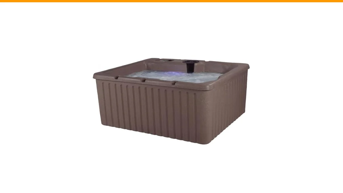 cheapest hard shell hot tub