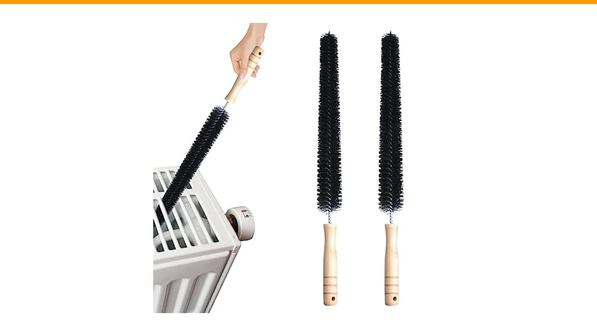 cleaning an oil-filled radiator exterior