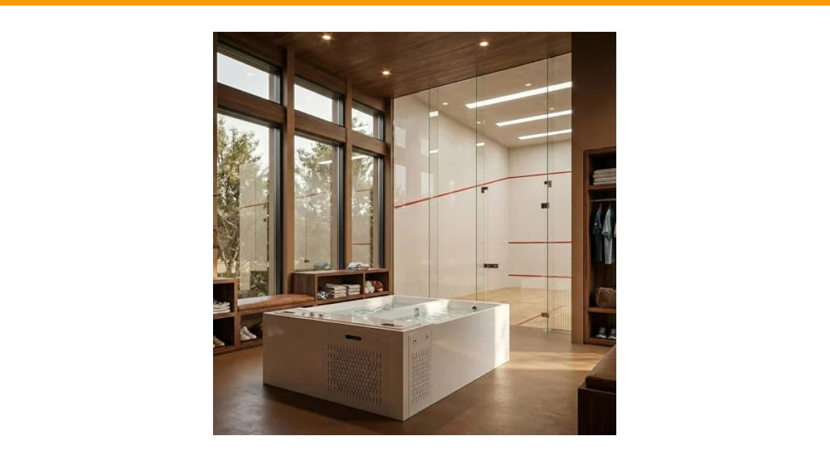 contrast therapy setup ideas for small backyard spaces