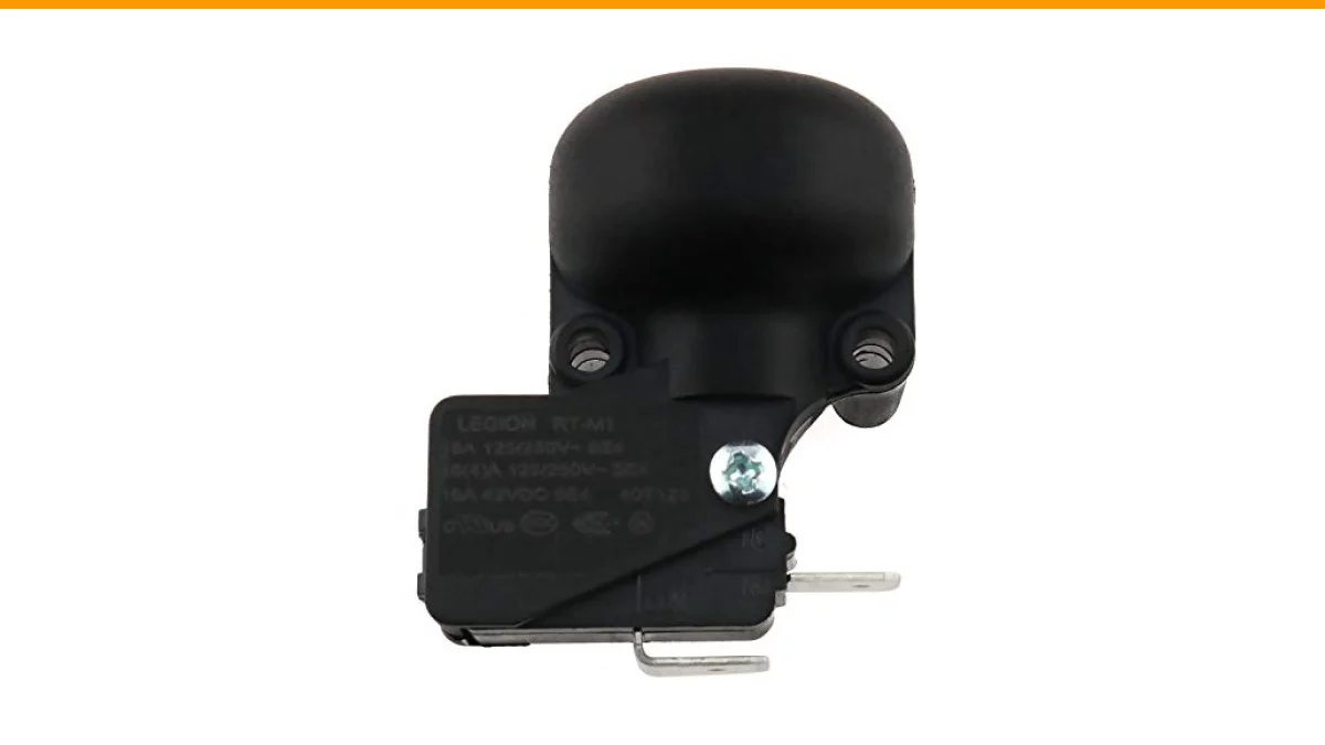 electric heater tip over switch stuck