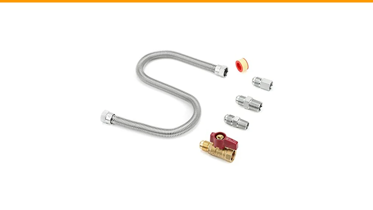 gas water heater hook up kit