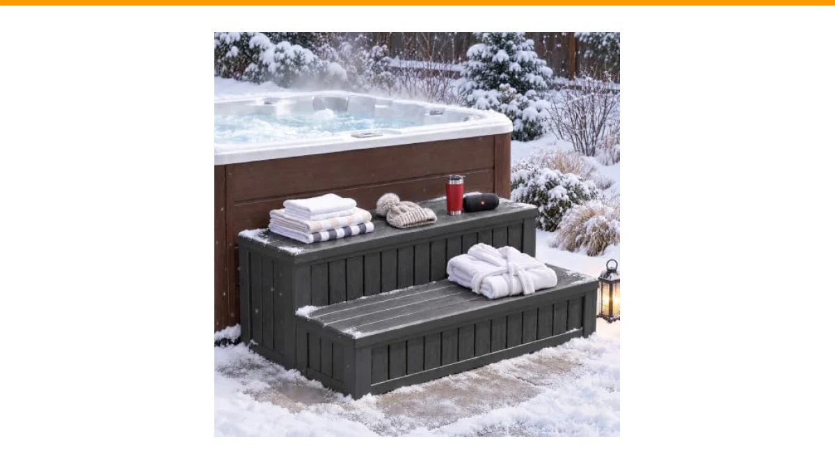 hot tub steps