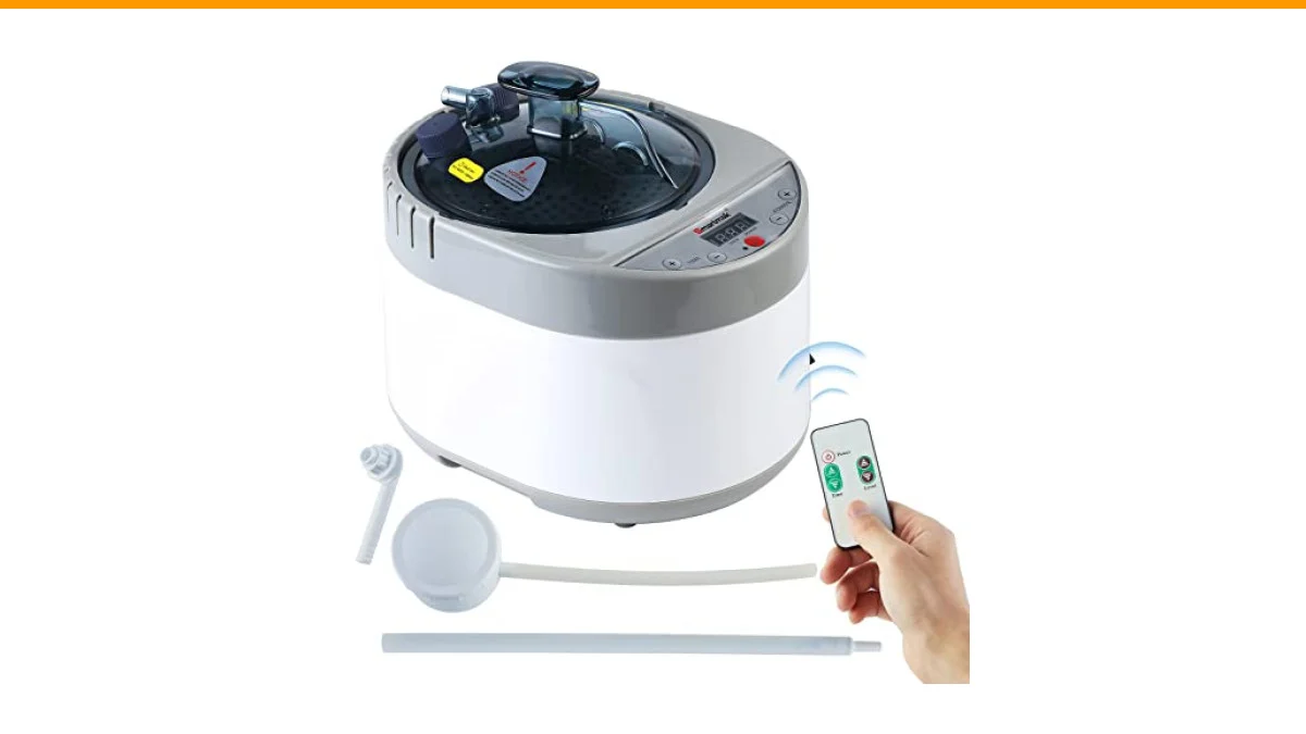 how do portable steam sauna pots generate steam for tents