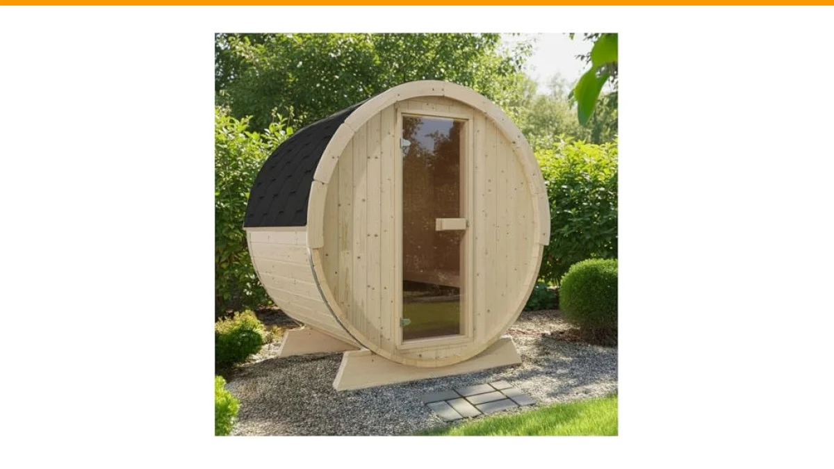 how to construct an outdoor sauna changing room vestibule