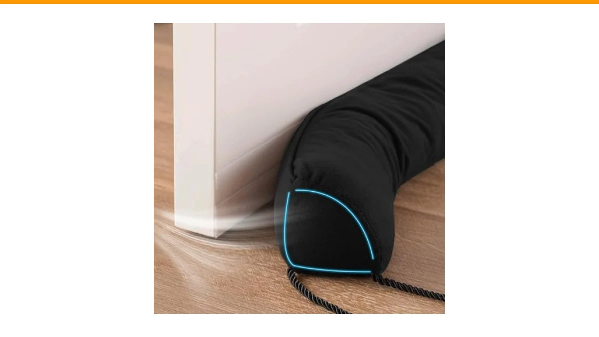 how to fix a draft coming from underneath a outdoor sauna door