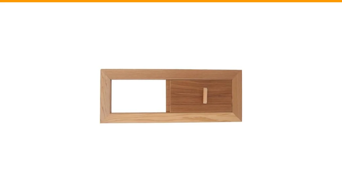 how to install an intake vent behind a sauna electric heater