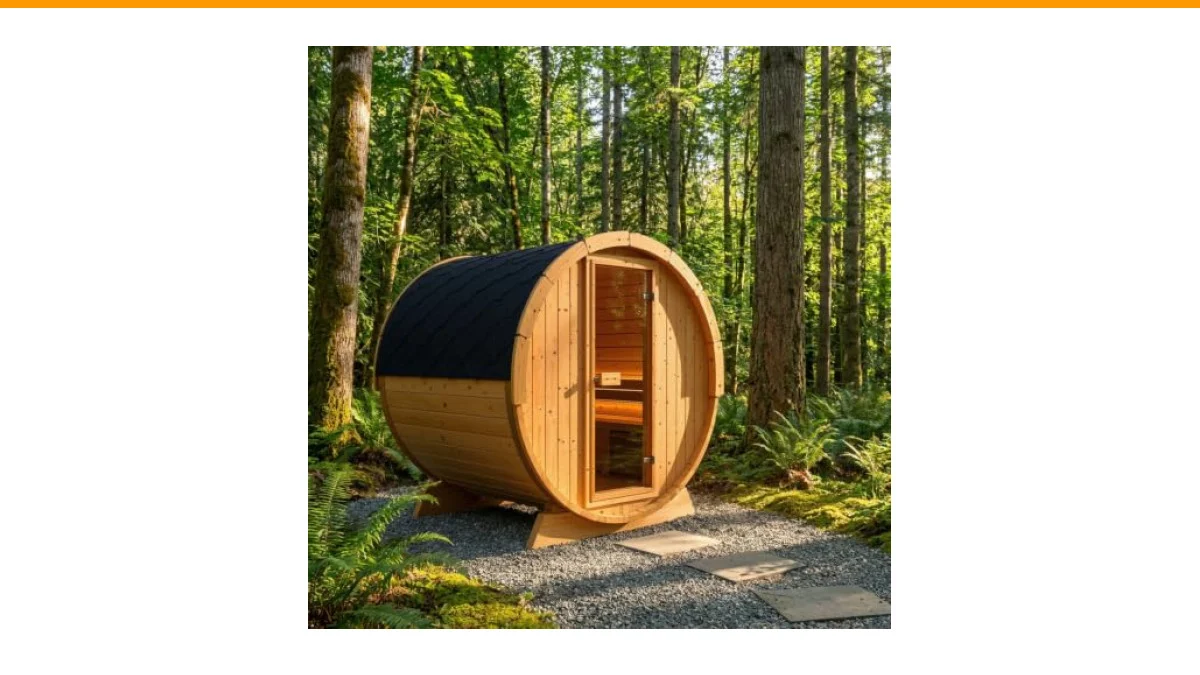 How to Repair a Cracked Wooden Stave on an Outdoor Barrel Sauna