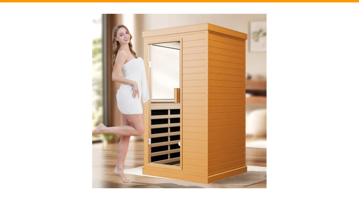 Outdoor Sauna with Changing Room vs Single Room Barrel Design
