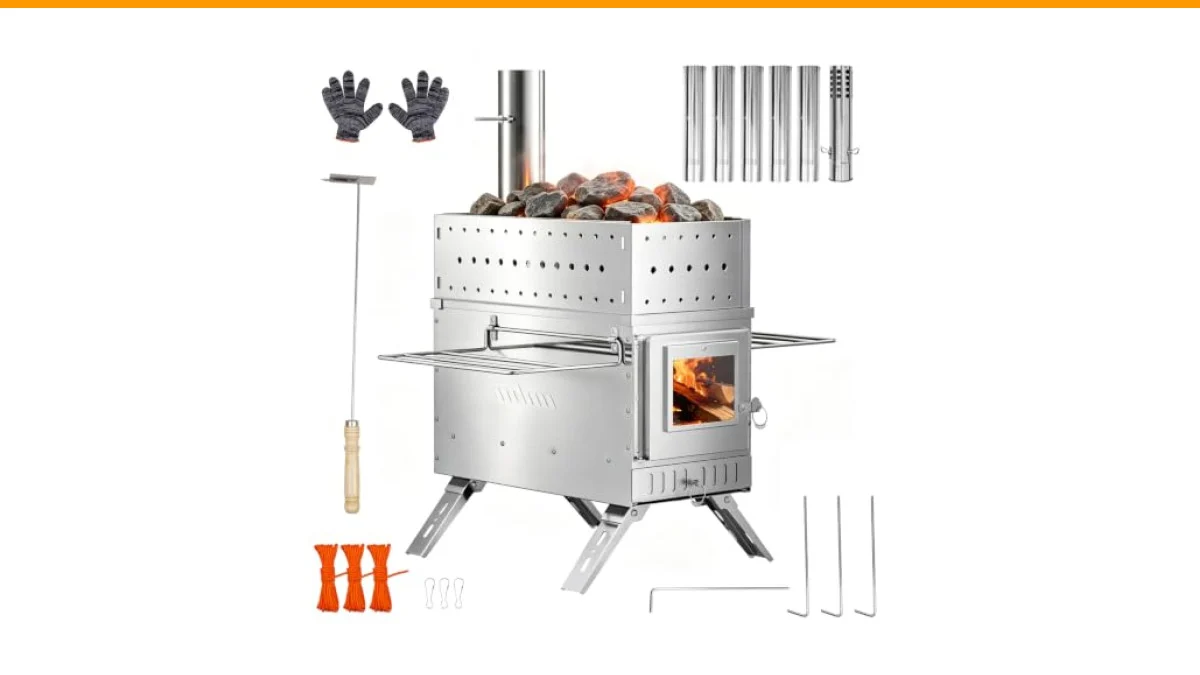 portable sauna wood stove