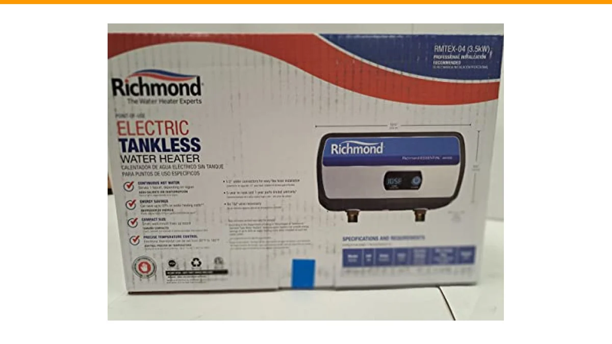 richmond tankless water heater