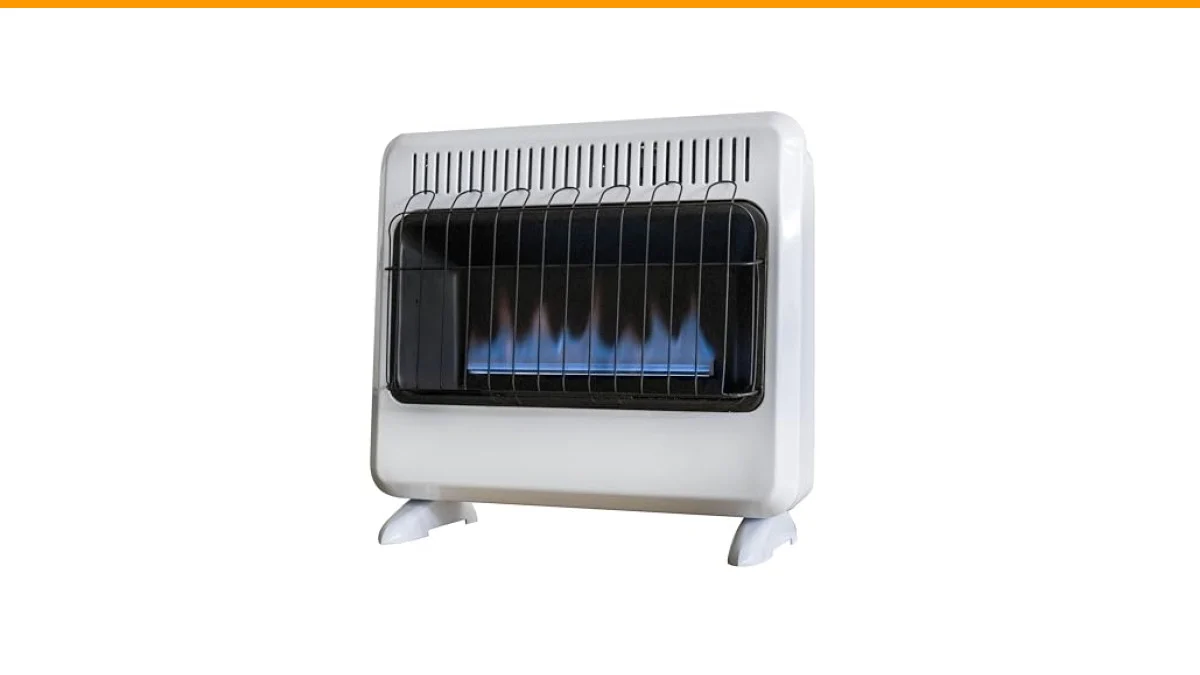 vent-free heater soot
