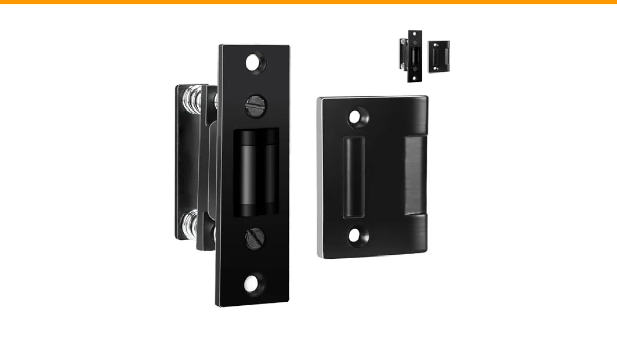 what is a sauna door roller catch latch mechanism