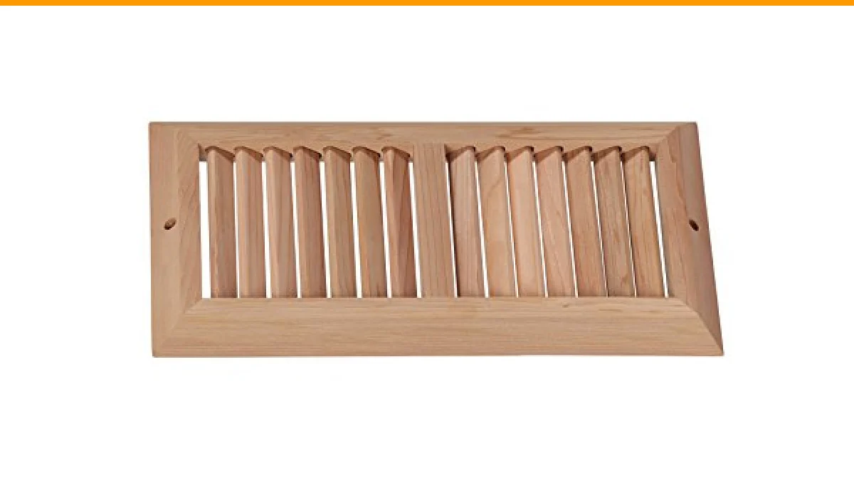 where is the exact placement for an intake vent behind an electric sauna stove